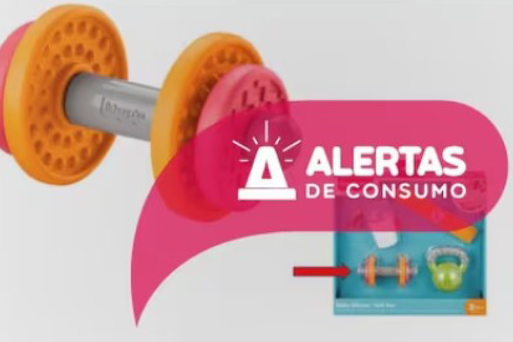 Ordenan retirar del mercado una mancuerna de juguete de la marca Fisher-Price